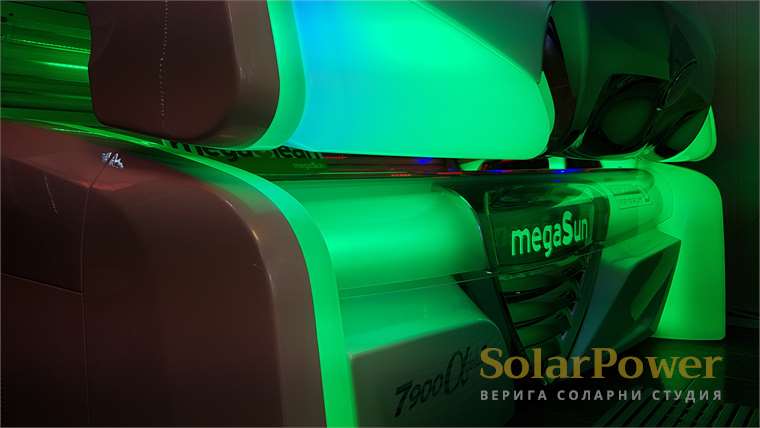 Соларно студио SolarPower Студентски град - солариум megaSun 7900 Alpha Deluxe