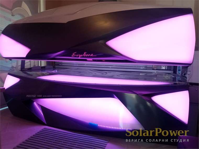 Соларно студио SolarPower Патриарх Евтимий - Солариум Ergoline Prestige 1400 Intelligent Performance